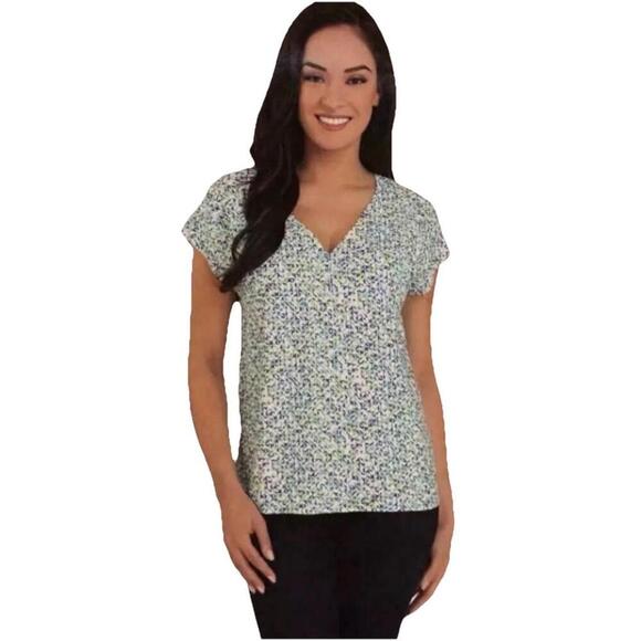 Hilary Radley Tops - Hilary Radley Womens V-Neck Blouse Size M